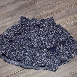 Altar'd State Floral Blue Women's Skirt